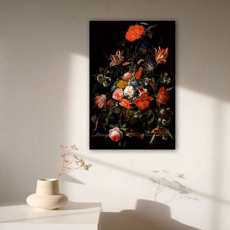 BEAUTIFUL FLOWER CANVAS WALL PAINTING