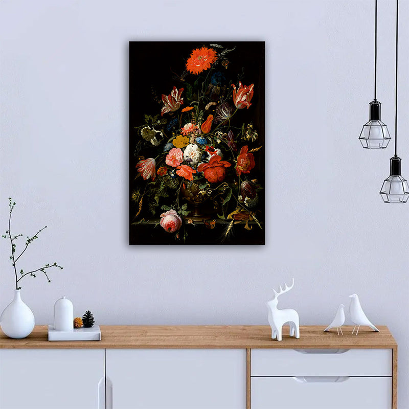 BEAUTIFUL FLOWER CANVAS WALL PAINTING