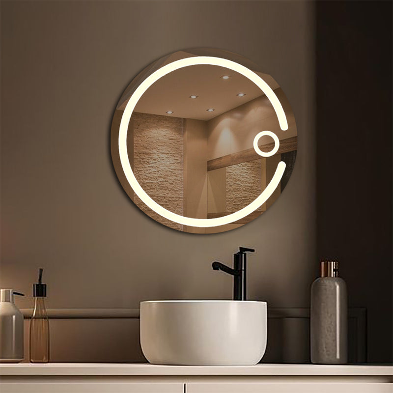 Illuminating Lunar LED Bathroom Mirror