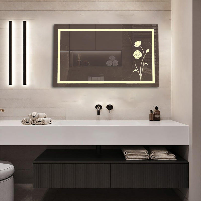 Rectangle Shape LED Mirror