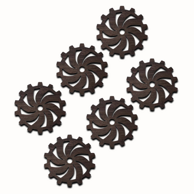 Rest on Wheels Tea Coaster  (Set of 6)