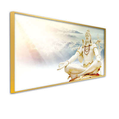 Lord Shiva Canvas Floating Frame Wall Painting