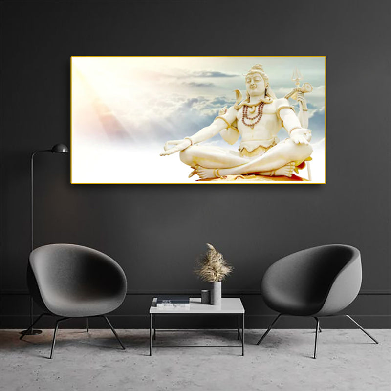 Lord Shiva Canvas Floating Frame Wall Painting
