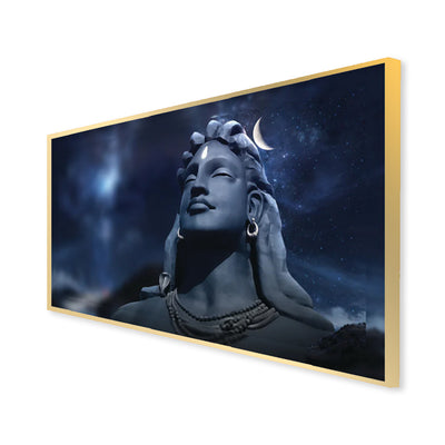Lord Shiva Mahakal Canvas Floating Frame Wall Painting