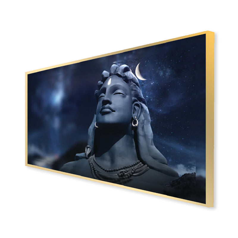 Lord Shiva Mahakal Canvas Floating Frame Wall Painting