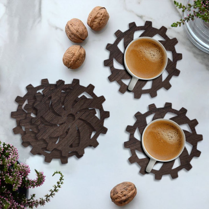 Rest on Wheels Tea Coaster  (Set of 6)