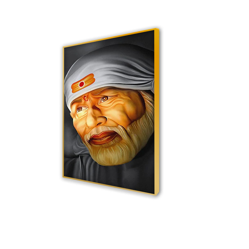 Sai Baba Floating Canvas Wall Painting
