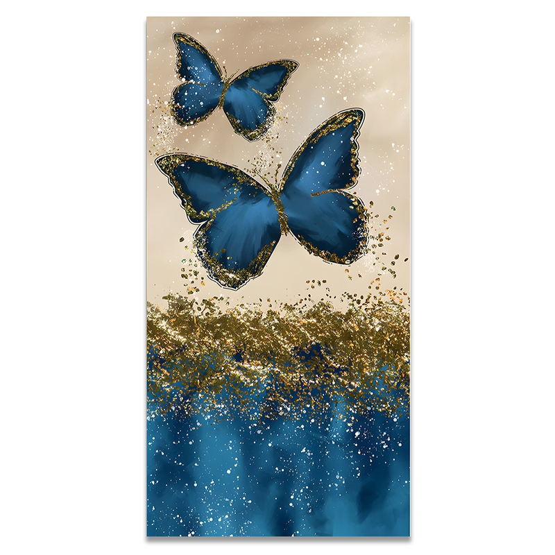 Beautiful Butterfly Premium Floating Frame Canvas Wall Painting