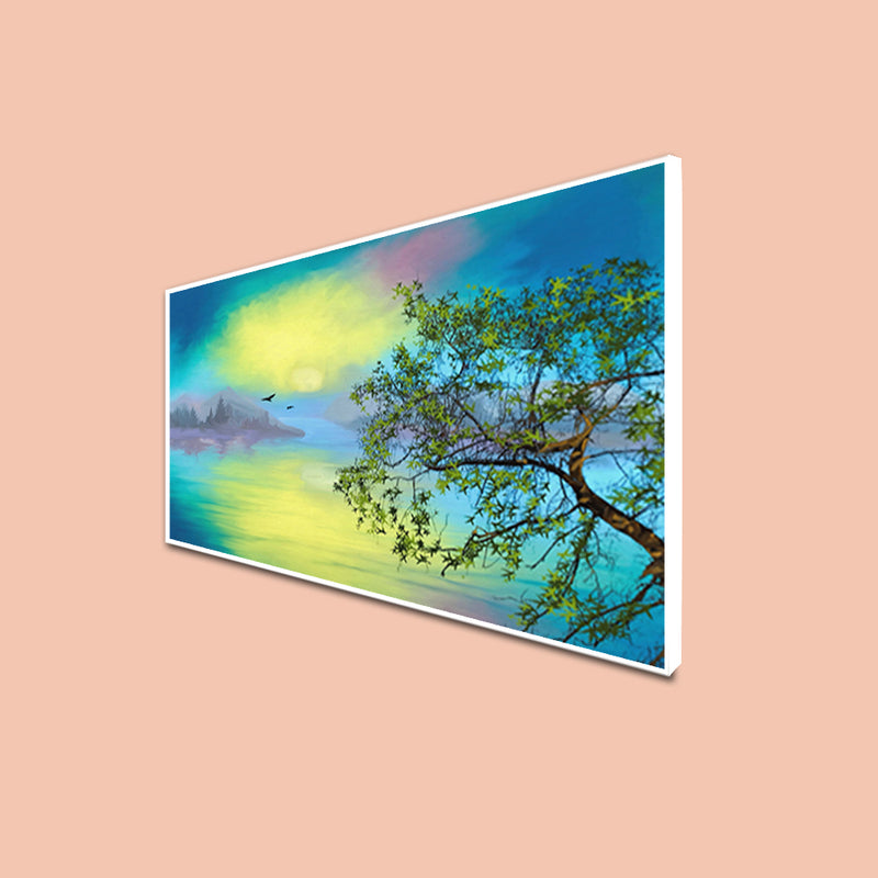 Artistic Nature Scenery Canvas Floating Frame Wall Painting