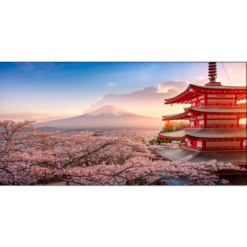 Mountain Sunrise View Canvas Wall Painting