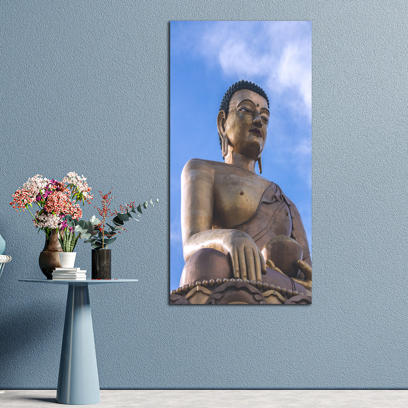 Buddha Bottom To Top View Canvas Wall Painting