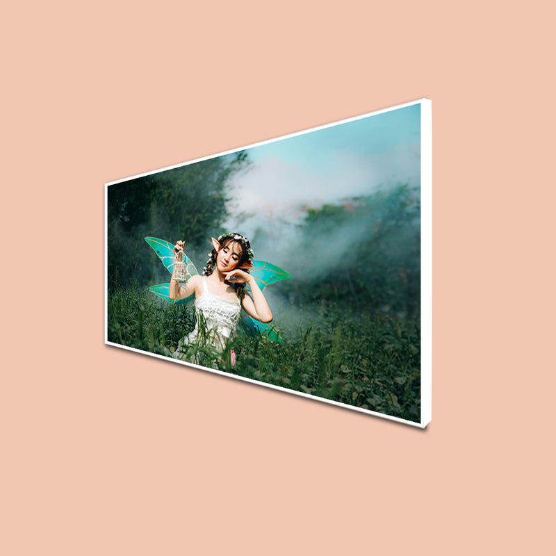 Fairy Canvas Floating Frame Wall Painting