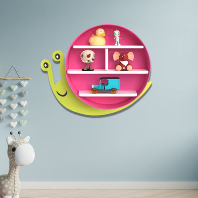 Kids Shelves Wall Snail shape Book Holder