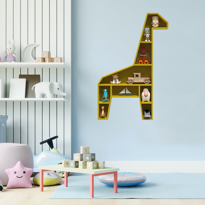 Giraffe Shape Wall Shelve