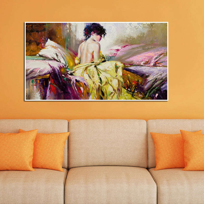 Artistic Abstract Art Floating Frame Canvas wall Painting