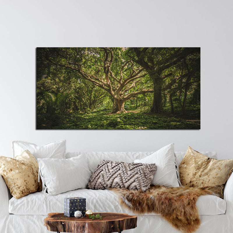 Dark Forest Canvas Wall Painting