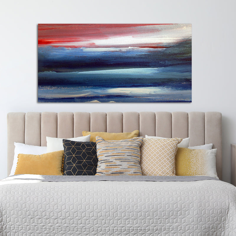 Colorful Patch Abstract Canvas Wall Painting