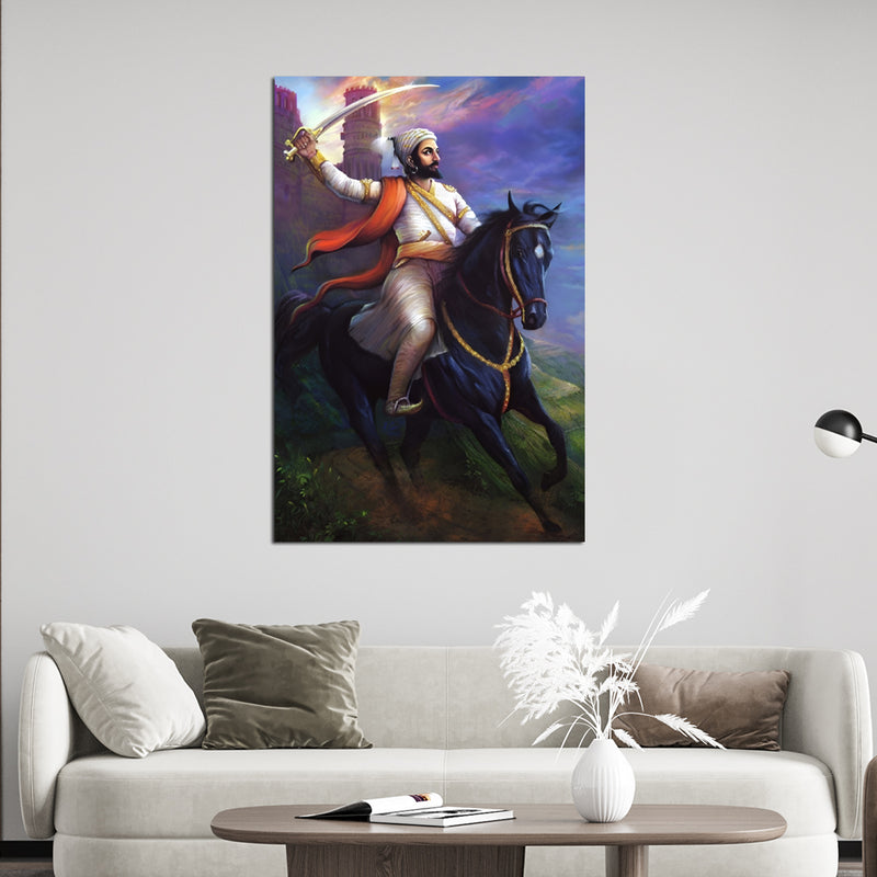 shivaji maharaj wall painting | chhatrapati shivaji maharaj wall painting