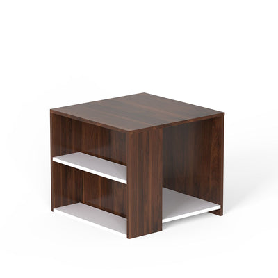 Duo Side Table in Acacia Dark