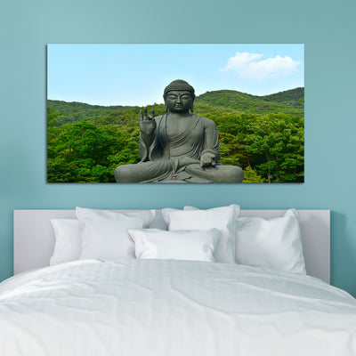 Buddha Statue Canvas Wall Painting