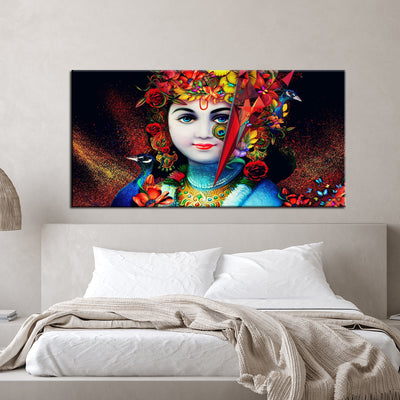 Lord Krishna Canvas Wall Painting