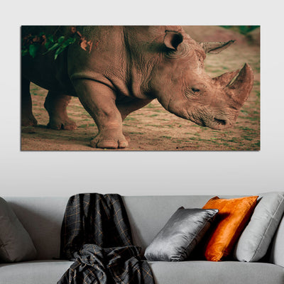 Indian Raino Canvas Wall Painting