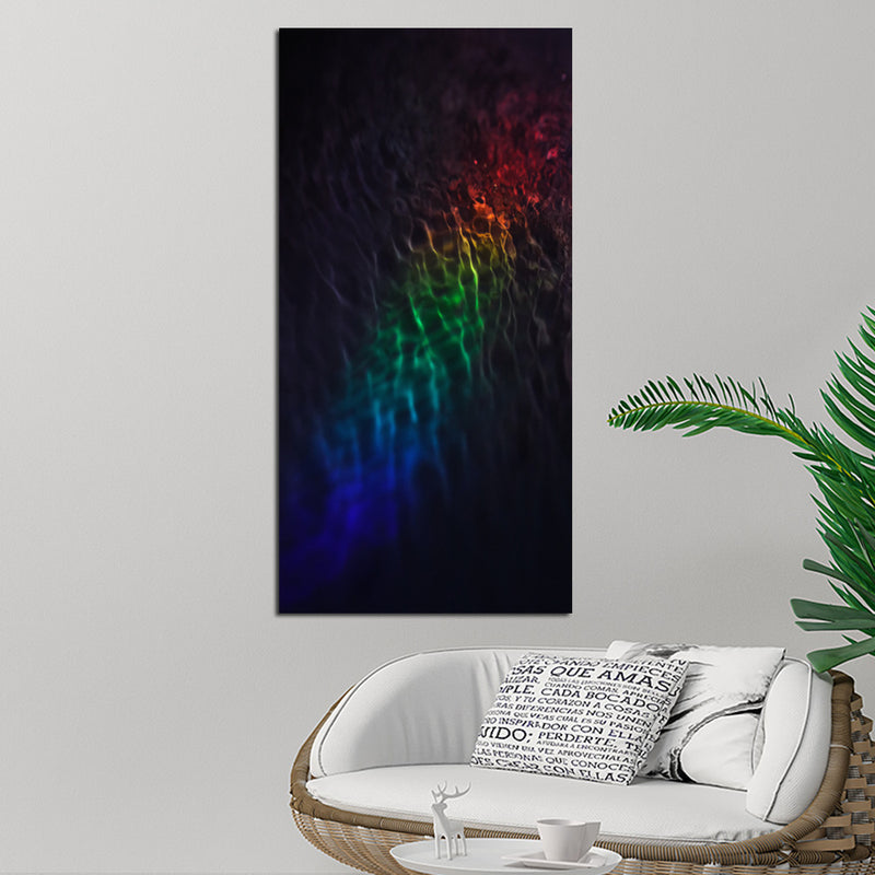 Multicolor Water Canvas Wall Painting