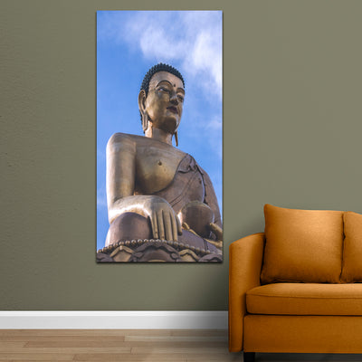 Buddha Bottom To Top View Canvas Wall Painting