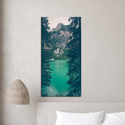 Mountain & River Canvas Wall Painting