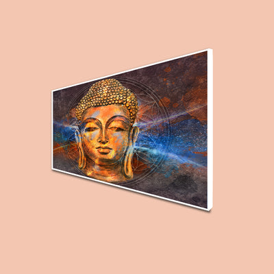 Gautam Buddha Canvas Floating Frame wall Painting
