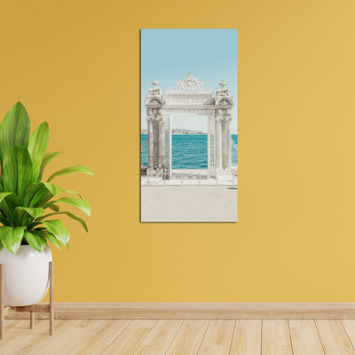 A Gate Front Of Tower Canvas Wall Painting