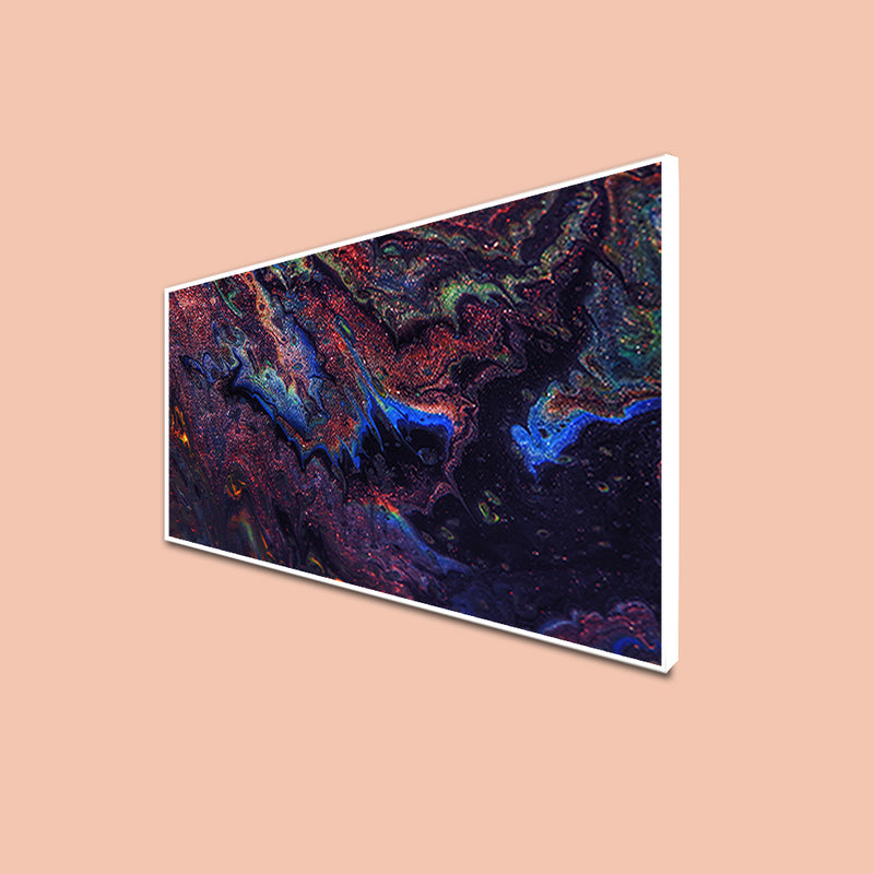 Contemporary Abstract Canvas Floating Frame Wall Painting