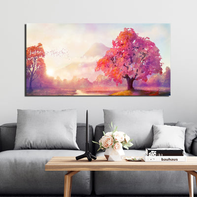 Autumn Tree Modern Art Canvas Wall Painting