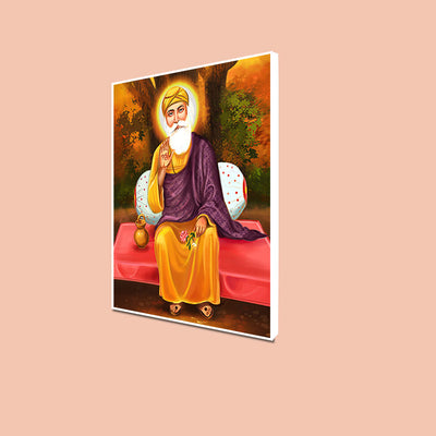 Guru Nanak Dev ji Sikh Floating Canvas Wall Painting