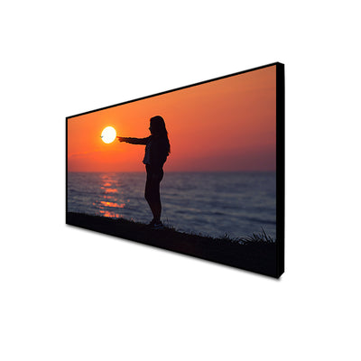 Girl Photography Canvas Floating Frame Wall Painting