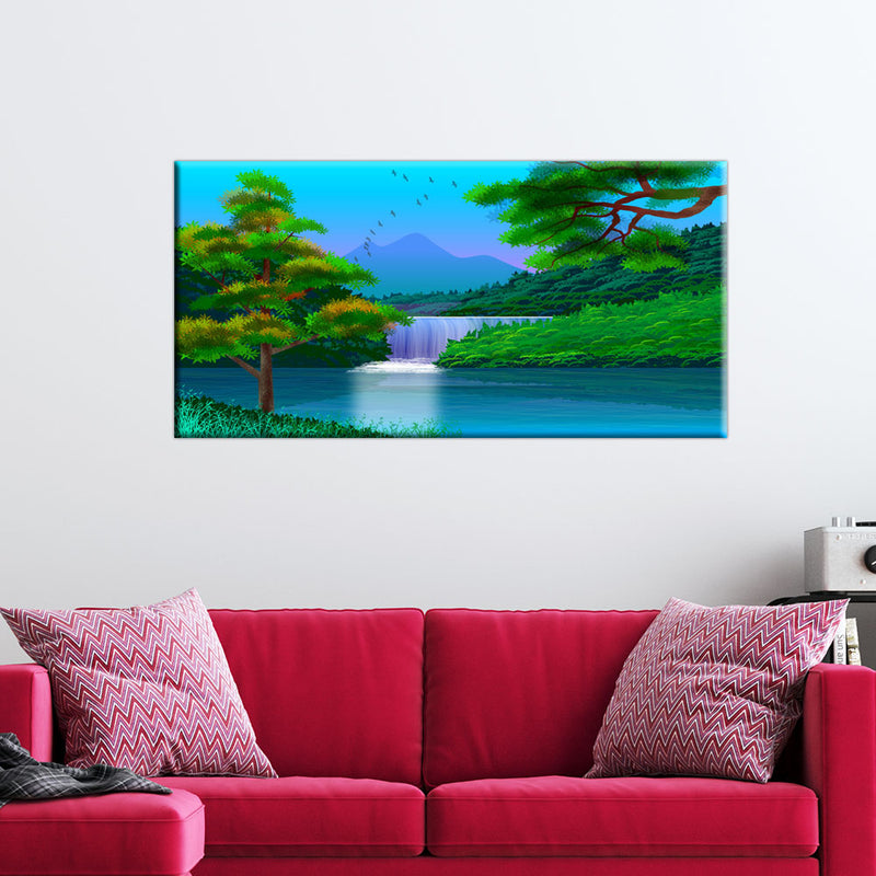 Beautiful Nature Scenery Canvas Wall Painting