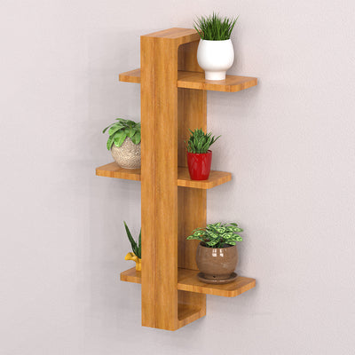 Oak Finish Alex Wooden Hanging Planter