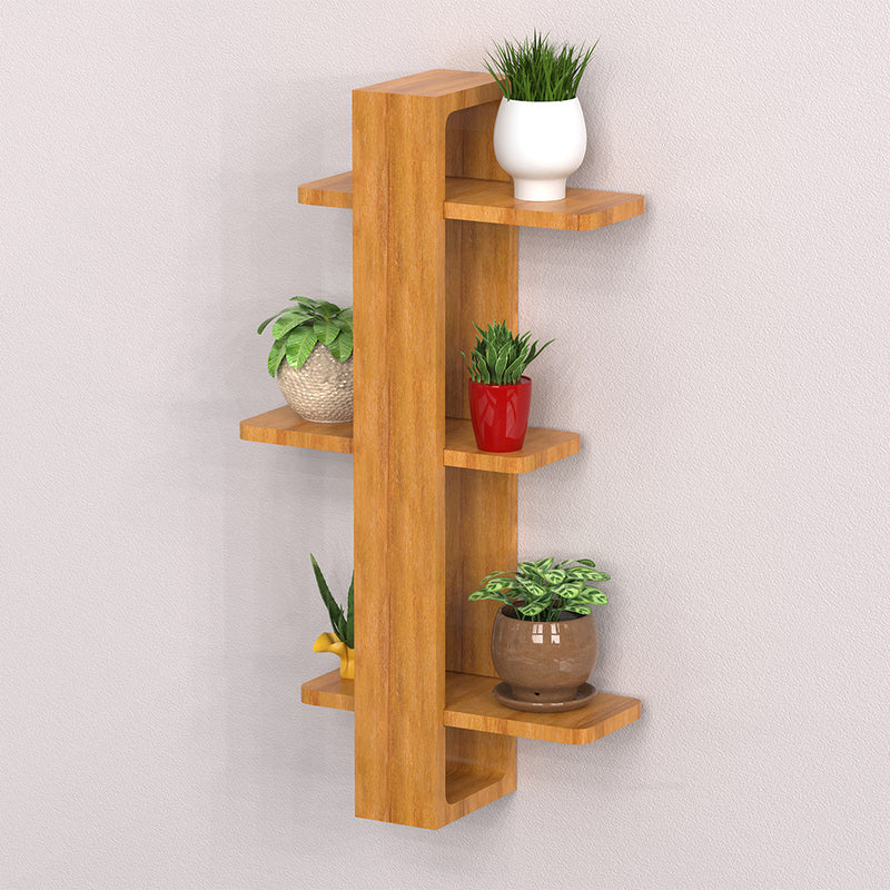 Oak Finish Alex Wooden Hanging Planter