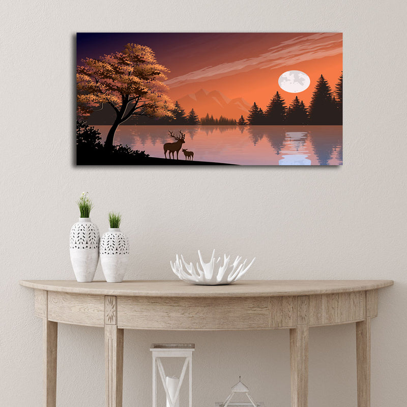 Beautiful Nostalgia Scenery Canvas Wall Painting