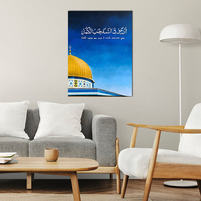 Islamic Mosque Canvas Wall Painting