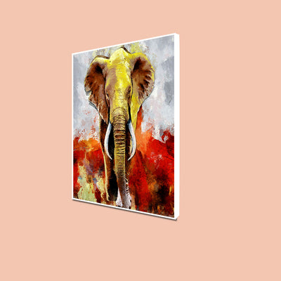 Elephant Canvas Floating Wall Painting