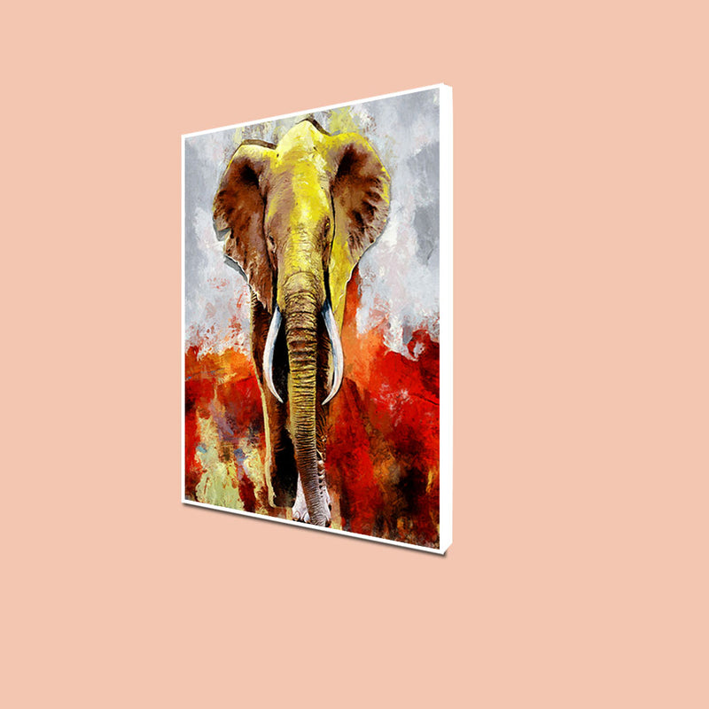 Elephant Canvas Floating Wall Painting