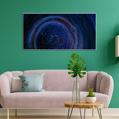 Marbling Abstract Floating Frame Canvas Wall Painting