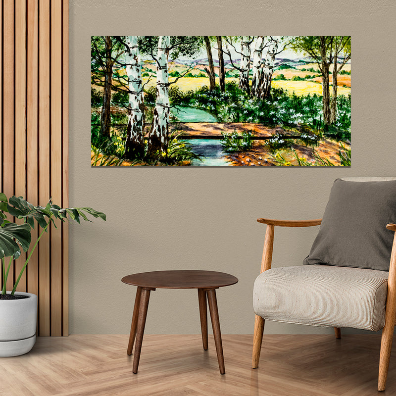 Abstract Scenery Canvas Wall Painting