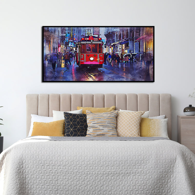 France View Canvas  Floating Frame Wall Painting