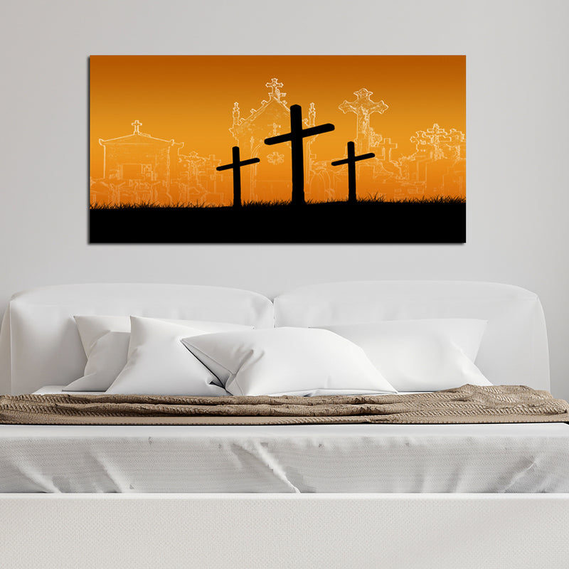 Cross Christian Canvas Wall Painting