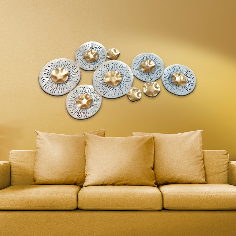 Abstract Floral Large Metal Wall Art