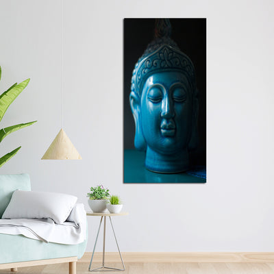 Calm Buddha Face Canvas Wall Painting