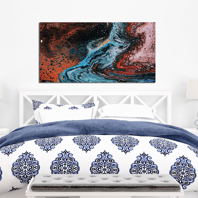 Fluid Abstract Canvas Wall Painting