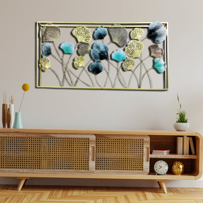 Beautiful leaves Large Metal Wall Art